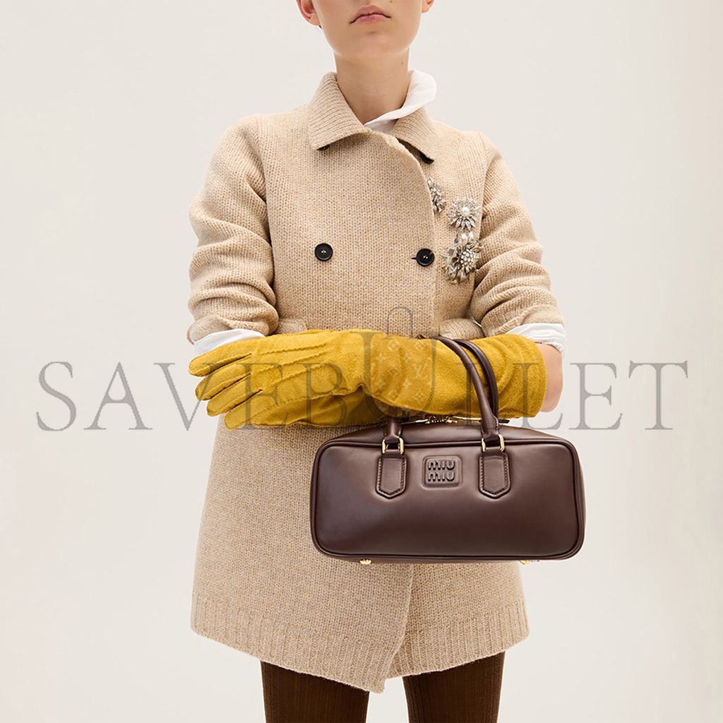 M1v M1v arcadie leather handbag 5bb148 (27*12*9cm)